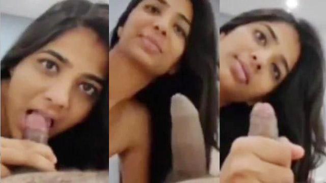 Hot Maal Babe Sucking Wet Boyfriend Dick Viral MMS